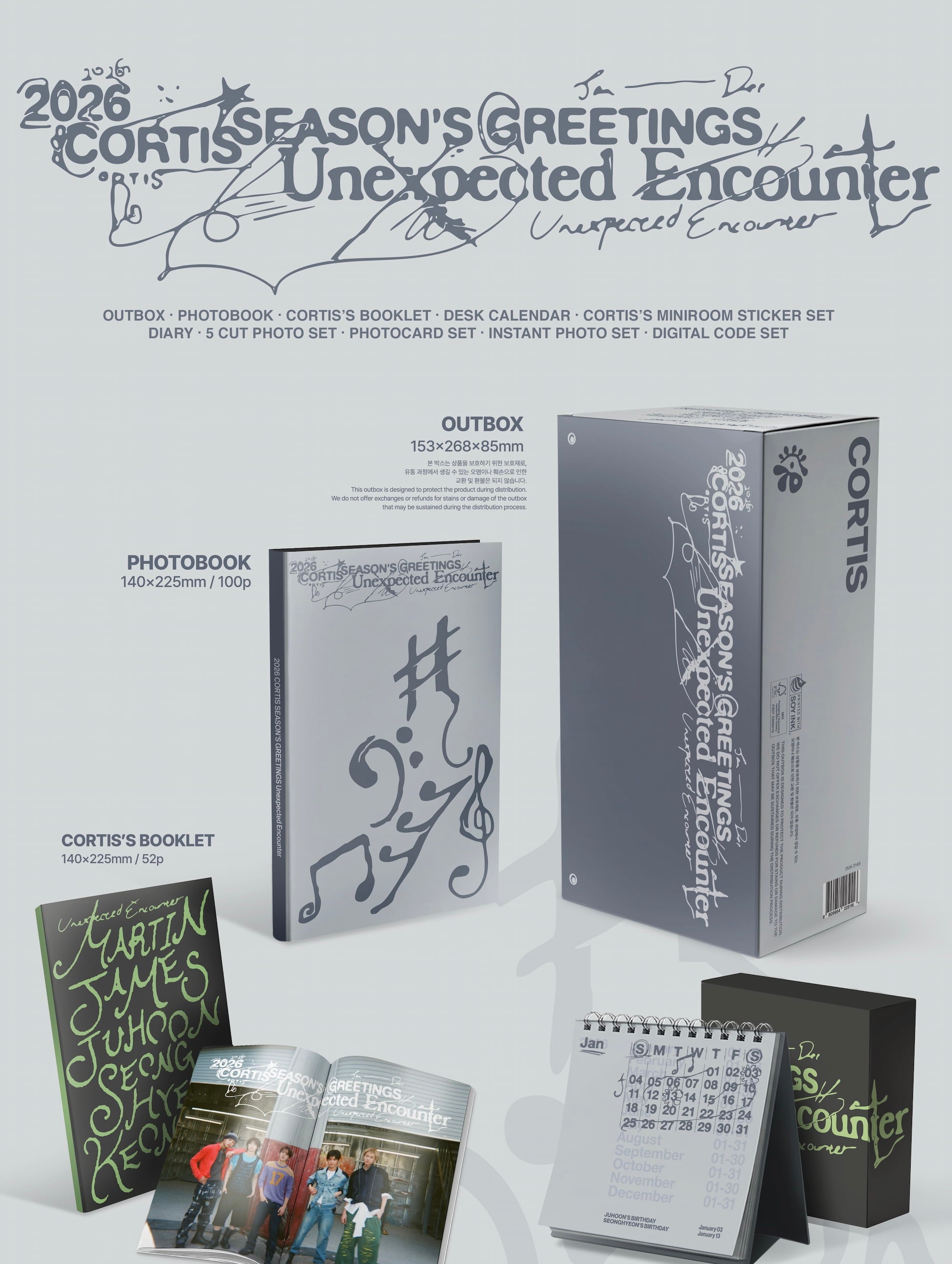 CORTIS - 2026 Season's Greetings [UNEXPECTED ENCOUNTER] – Kawaii Alley