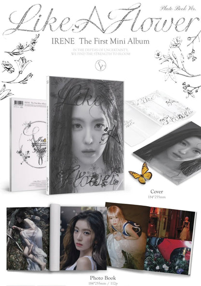[MAKESTAR EXCLUSIVE] IRENE 1ST MINI ALBUM [LIKE A FLOWER/PHOTOBOOK VER.] product image