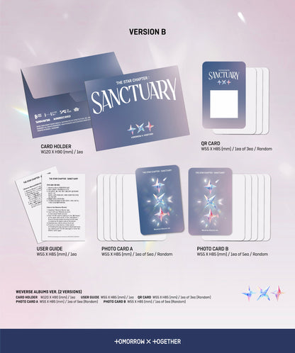 [PRE-ORDER] TXT 7th MINI ALBUM [THE STAR CHAPTER : SANCTUARY/WEVERSE VER.]