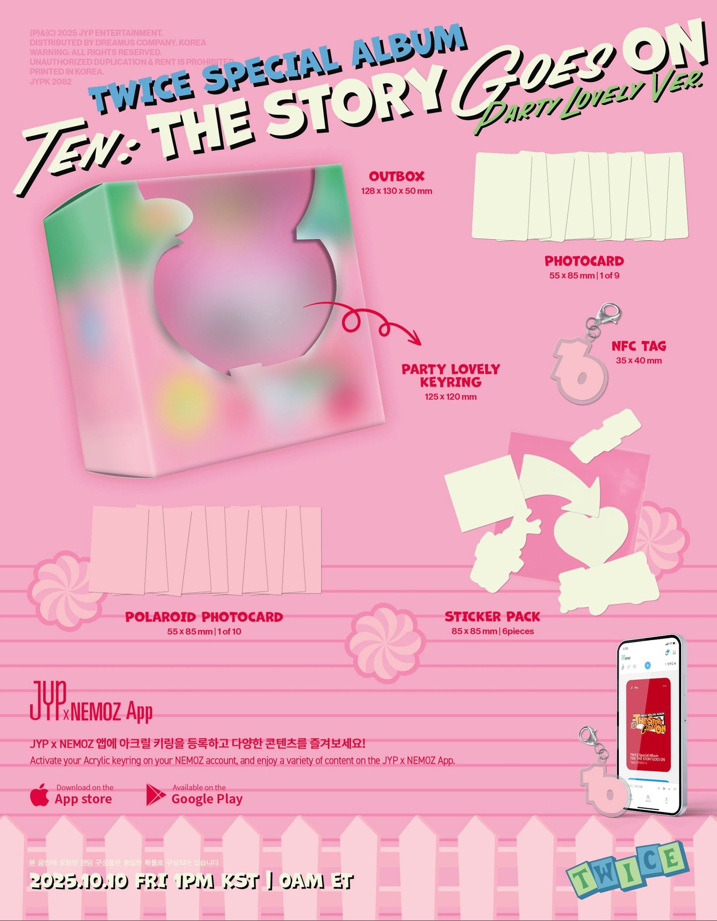 [PRE-ORDER] TWICE SPECIAL ALBUM [TEN: The Story Goes On/PARTY LOVELY VER.]