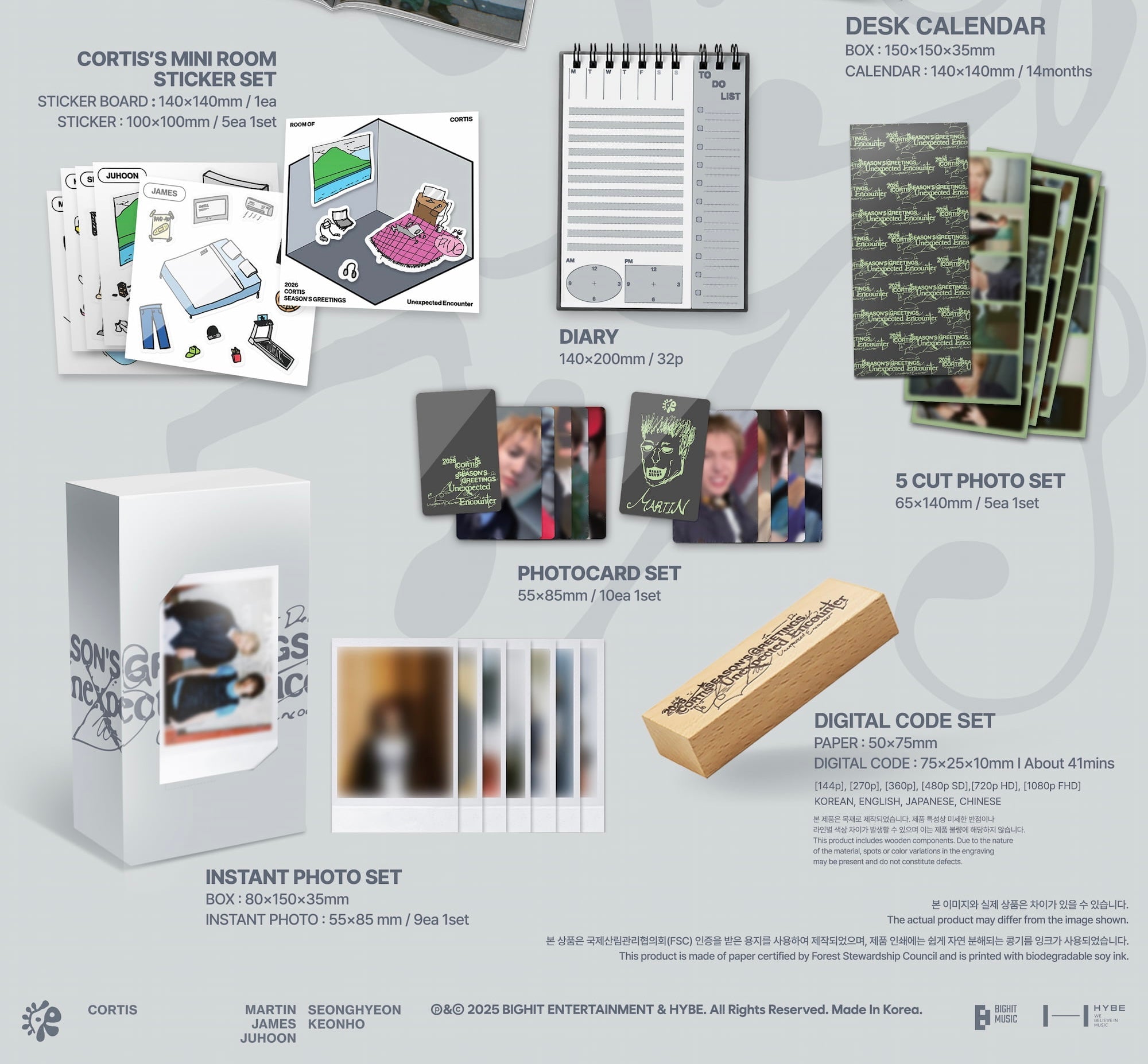 CORTIS - 2026 Season's Greetings [UNEXPECTED ENCOUNTER] – Kawaii Alley