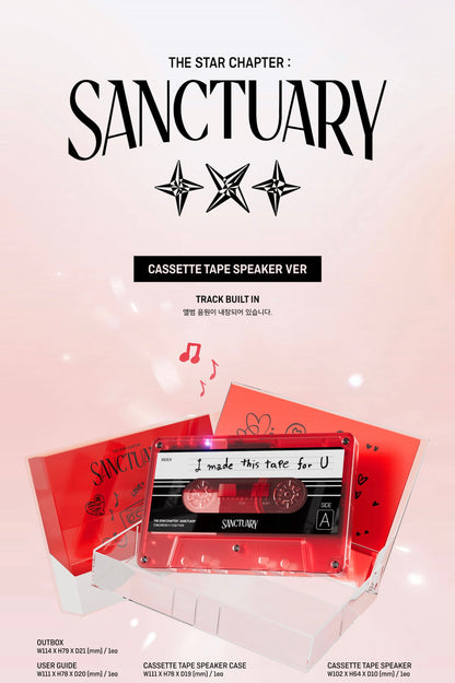 TXT 7th MINI ALBUM [THE STAR CHAPTER : SANCTUARY/Cassette Tape Speaker VER.]