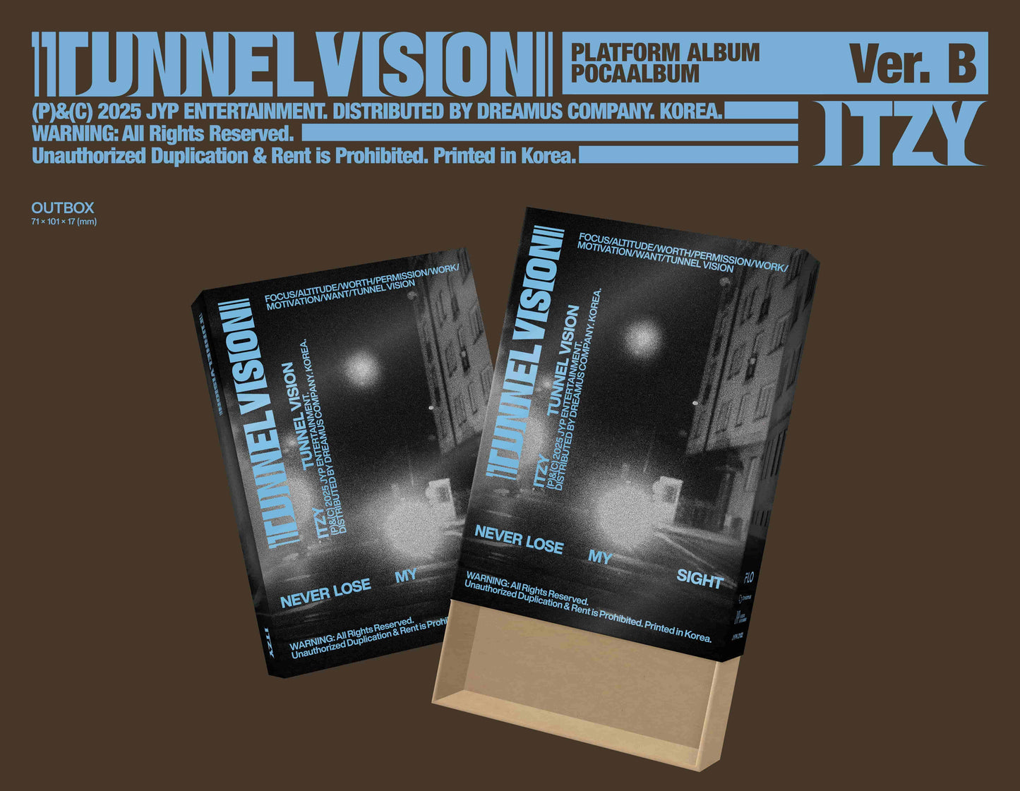 ITZY 11TH MINI ALBUM [TUNNEL VISION/POCAALBUM VER.]