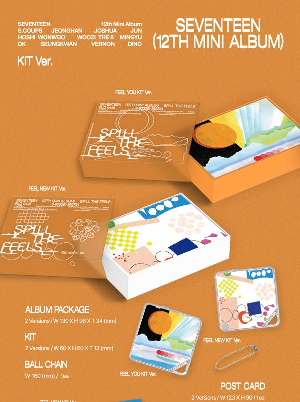 SEVENTEEN 12TH MINI ALBUM [SPILL THE FEELS/KIT VER