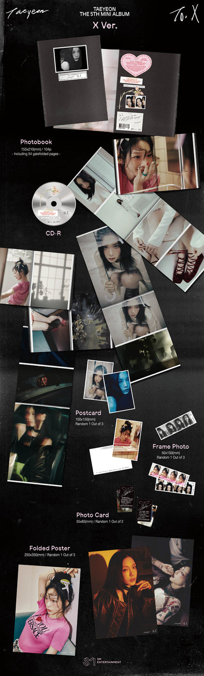 TAEYEON's 5th Mini Album - To. X [X.Ver].