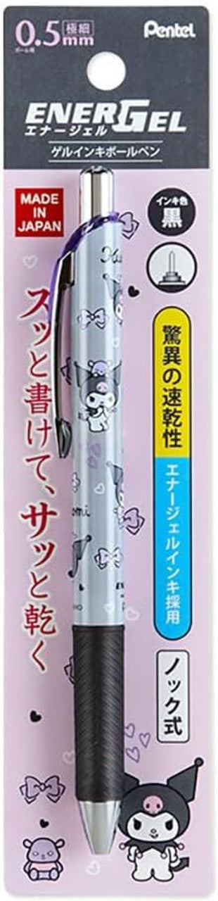 Sanrio Pentel Energel Gel Ballpoint Pen Kuromi