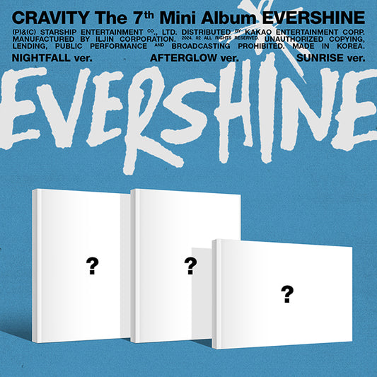 [PRE-ORDER] CRAVITY’S 7TH Mini Album [EVERSHINE]