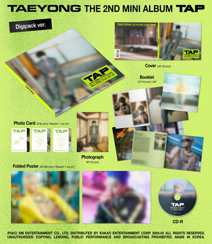 TAEYONG 2nd Mini Album [TAP] Digipack Ver