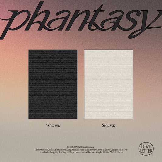 THE BOYZ 2nd REGULAR ALBUM [Phantasy Pt.3 Love Letter /Standard Ver.]