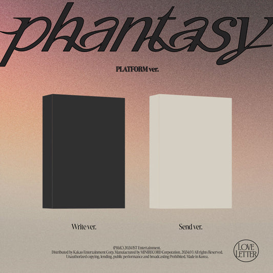 THE BOYZ 2nd REGULAR ALBUM [Phantasy Pt.3 Love Letter /Platform Ver.]