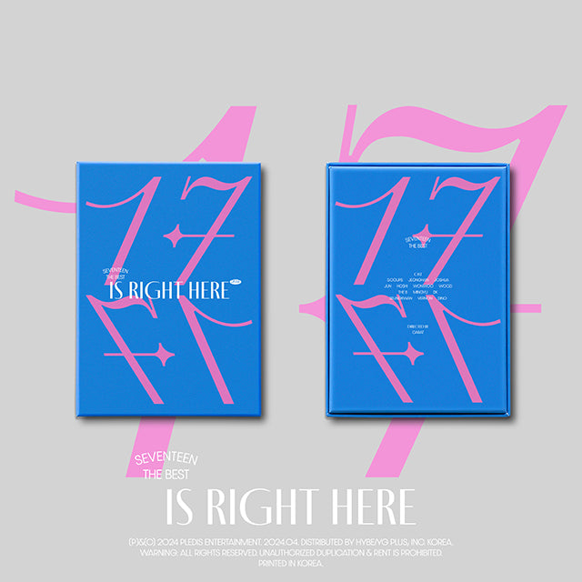 SEVENTEEN ALBUM [BEST ALBUM: 17 IS RIGHT HERE / Dear VER]