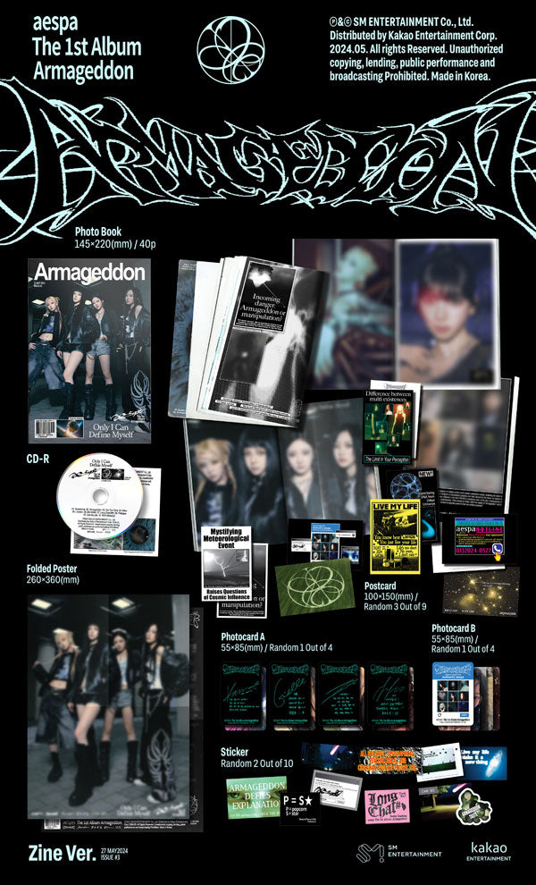 AESPA 1st Album [ARMAGEDDON / ZINE Ver]