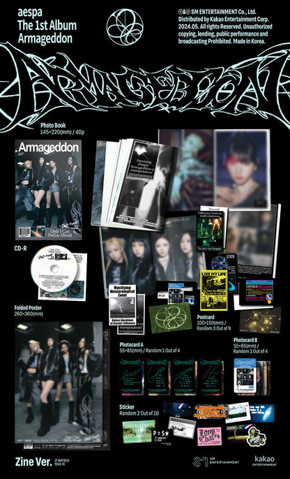 AESPA 1st Album [ARMAGEDDON / ZINE Ver]