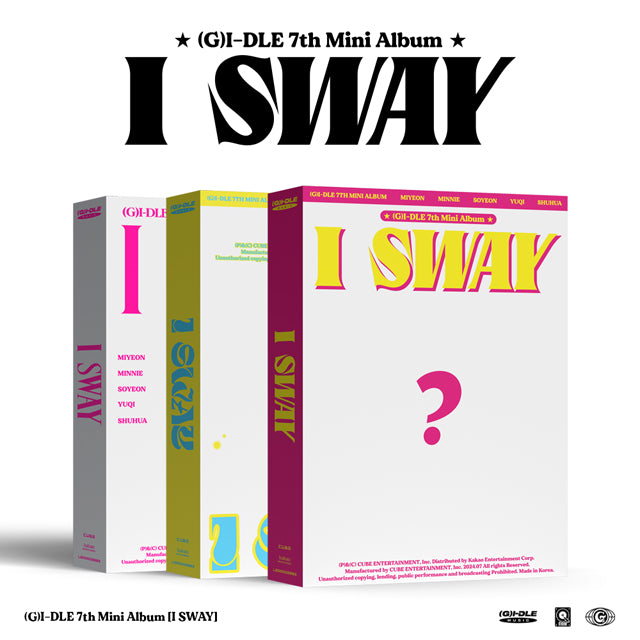 (G)I-DLE 7th MINI ALBUM [I SWAY/ Standard Ver]