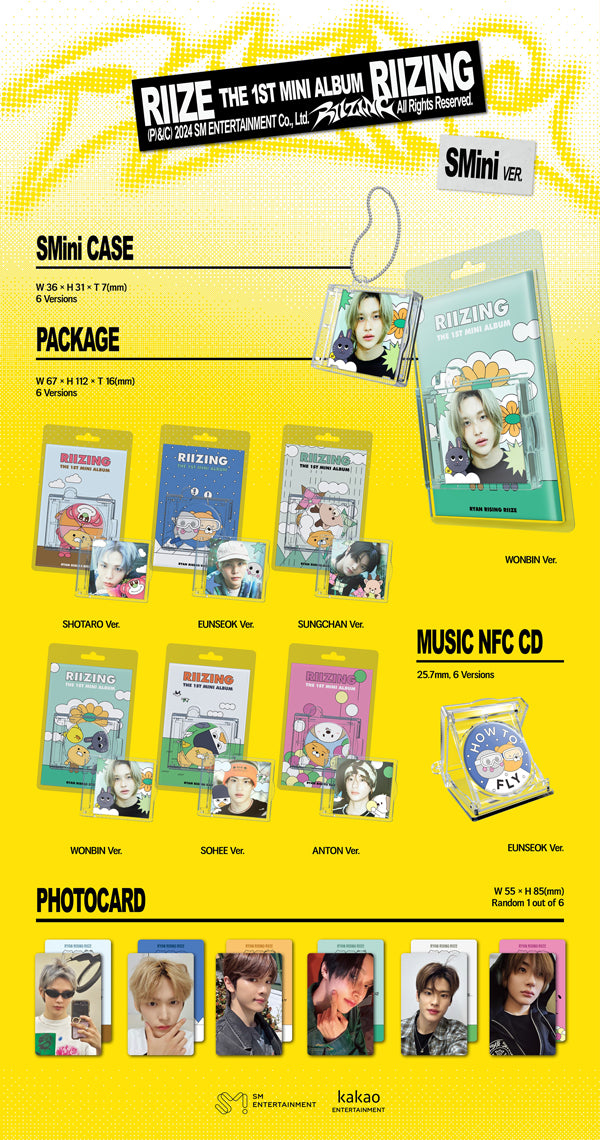RIIZE 1st Mini ALBUM [RIIZING /Smini VER.] – Kawaii Alley