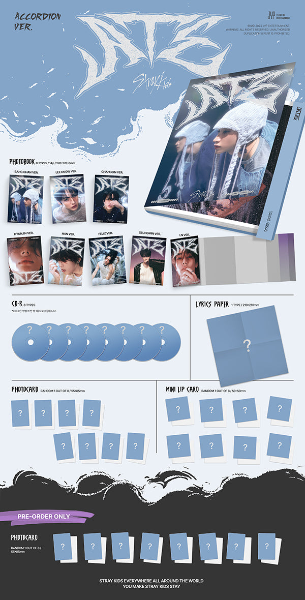STRAY KIDS 9th MINI ALBUM [ATE/ ACCORDION Ver] – Kawaii Alley