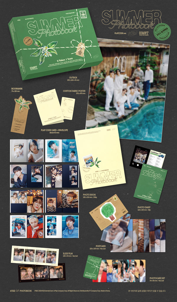 ATEEZ 2024 SUMMER PHOTOBOOK [PLAY CODE]