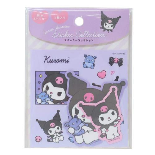 Sanrio Japan Vinyl Sticker Set Kuromi