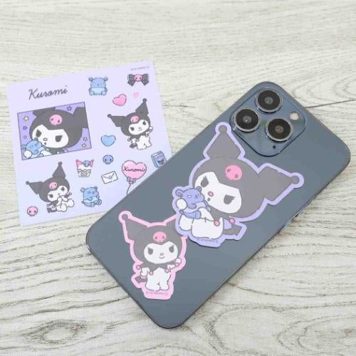 Sanrio Japan Vinyl Sticker Set Kuromi