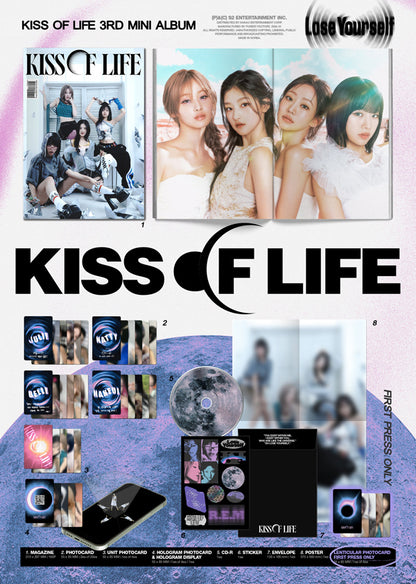 [PRE-ORDER] [MAKESTAR EXCLUSIVE] KISS OF LIFE ALBUM 3RD MINI ALBUM [LOSE YOURSELF/MAGAZINE VER.]