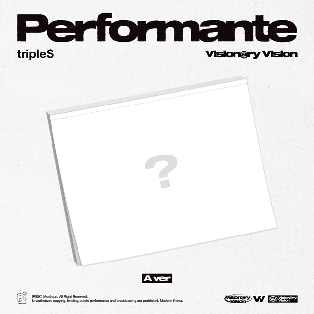 [PRE-ORDER] [MAKESTAR EXCLUSIVE] TRIPLES 2ND REGULAR ALBUM [VISIONARY VISION - PERFORMANTE/Standard VER.]