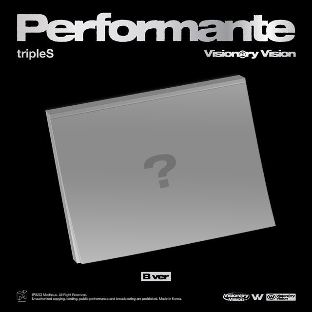 [PRE-ORDER] [MAKESTAR EXCLUSIVE] TRIPLES 2ND REGULAR ALBUM [VISIONARY VISION - PERFORMANTE/Standard VER.]