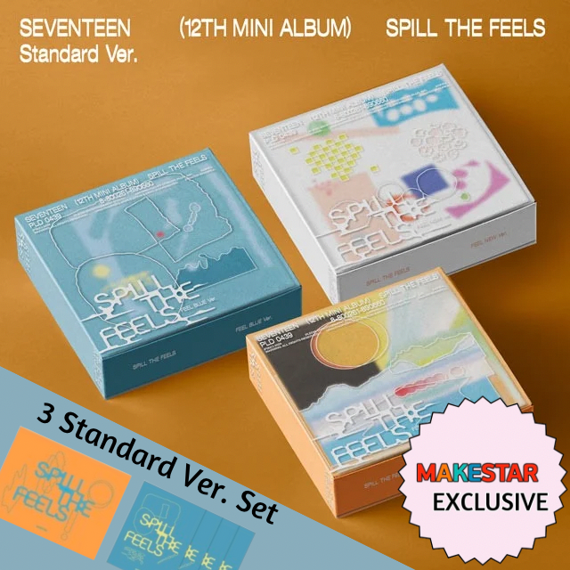 [PRE-ORDER] [MAKESTAR EXCLUSIVE] SEVENTEEN 12TH MINI ALBUM [SPILL THE FEELS/Standard Ver. 3Sets]