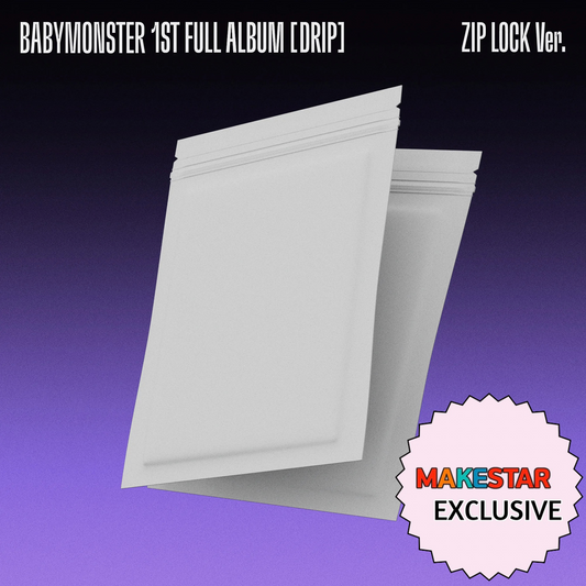 [PRE-ORDER] [MAKESTAR EXCLUSIVE] BABYMONSTER 1ST REGURAL ALBUM [DRIP/ZIP LOCK VER.]