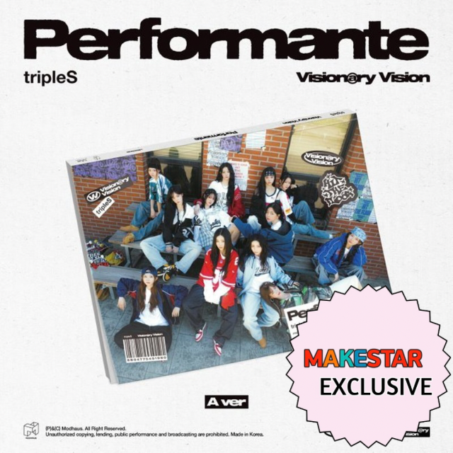 [MAKESTAR EXCLUSIVE] TRIPLES 2ND FULL ALBUM [VISIONARY VISION - PERFORMANTE/Standard VER.]