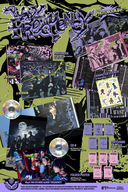 [MAKESTAR EXCLUSIVE] WAYV 6TH MINI ALBUM [FREQUENCY/PHOTOBOOK VER.] product image