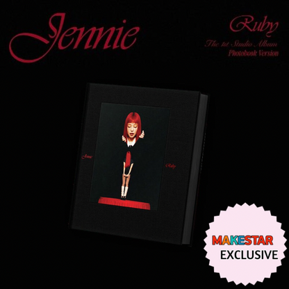 [PRE-ORDER] [MAKESTAR EXCLUSIVE] JENNIE 1ST STUDIO ALBUM [RUBY/PHOTOBOOK VER.]