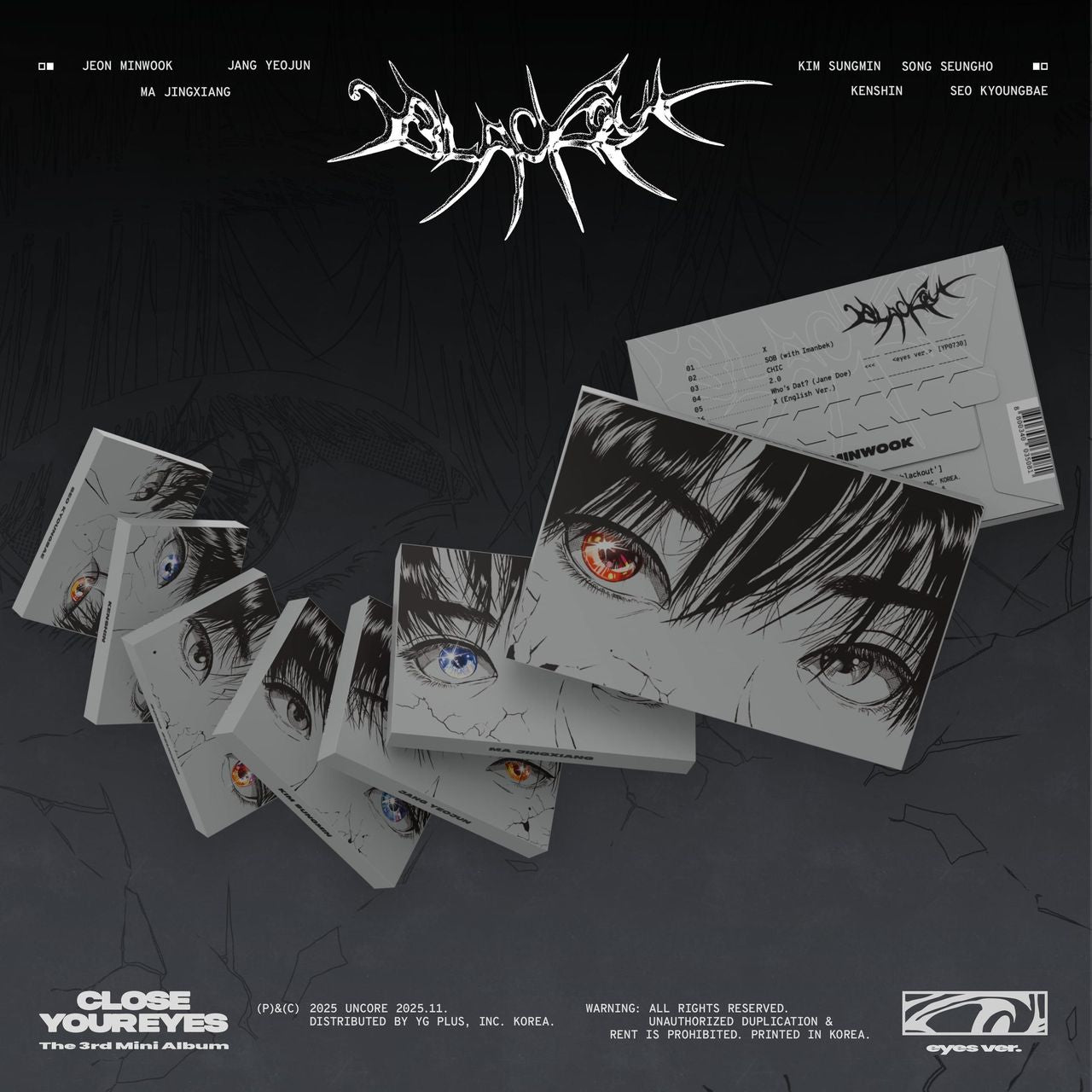 CLOSE YOUR EYES The 3rd Mini Album ['blackout' / eyes ver.]