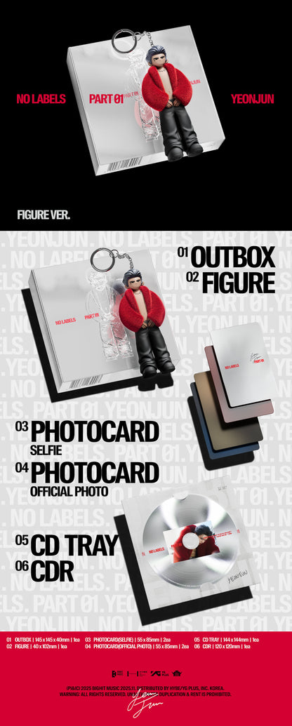 [PRE-ORDER] YEONJUN ALBUM [NO LABELS: PART 01/Figure VER.]