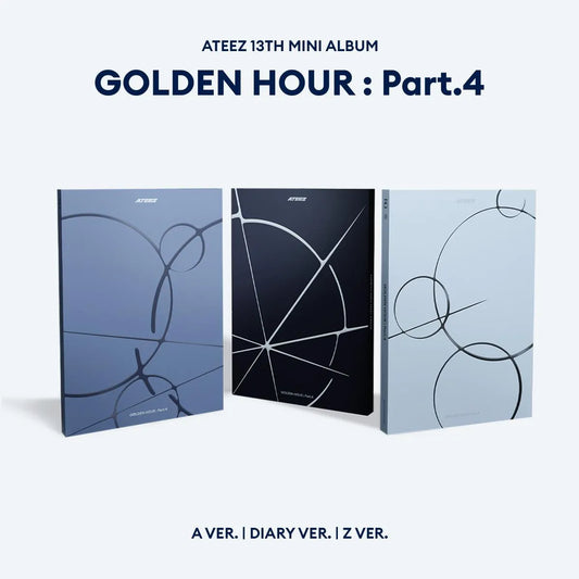 [PRE-ORDER] ATEEZ 13TH MINI ALBUM [GOLDEN HOUR : Part.4/Standard VER.]