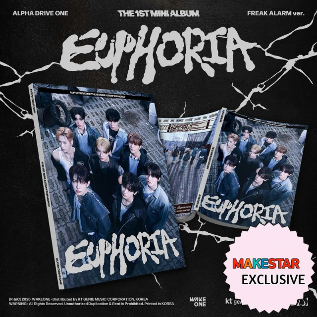 [MAKESTAR EXCLUSIVE] ALPHA DRIVE ONE THE 1ST MINI ALBUM [EUPHORIA/FREAK ALARM Ver.]