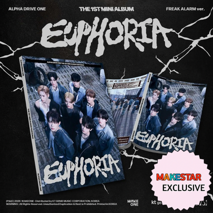 [MAKESTAR EXCLUSIVE] ALPHA DRIVE ONE THE 1ST MINI ALBUM [EUPHORIA/FREAK ALARM Ver.]