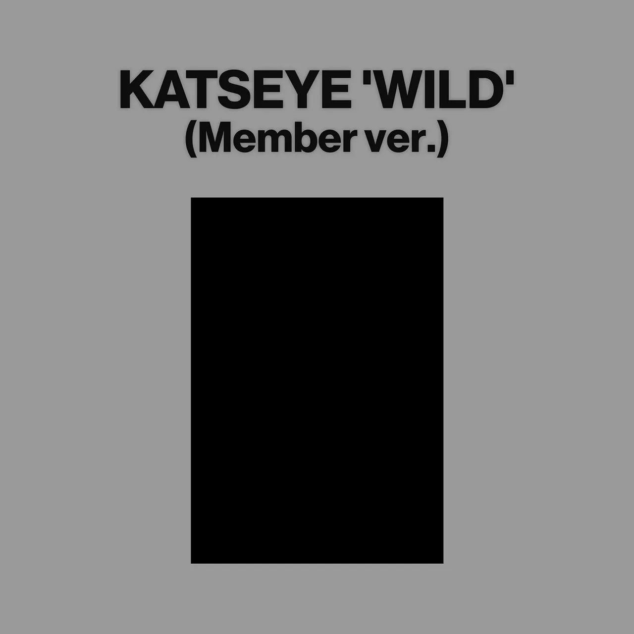 [PRE-ORDER]KATSEYE ALBUM [WILD/Member ver.]