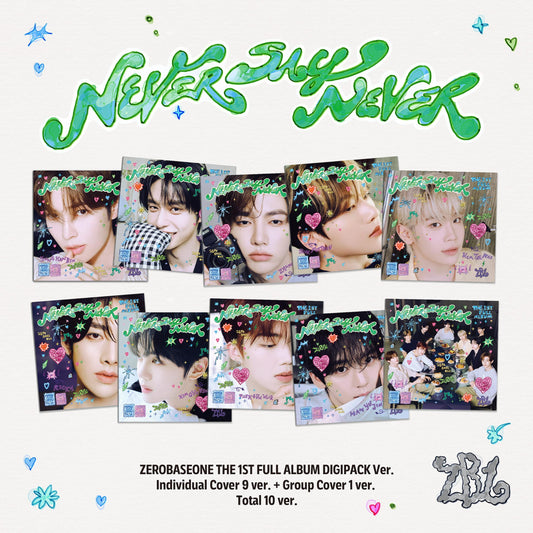 [PRE-ORDER] ZEROBASEONE 1ST FULL ALBUM [NEVER SAY NEVER/DIGIPACK VER.]