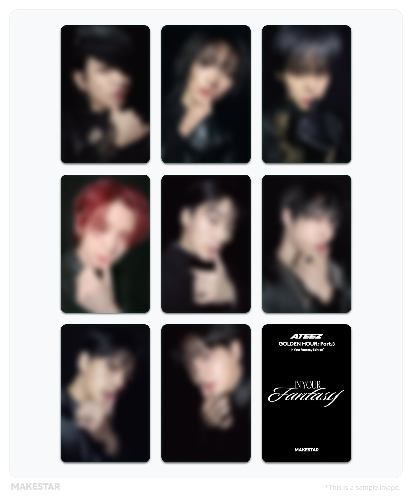 アイドル ateez in your fantasy makestar limited MAKESTAR EXCLUSIVE] ATEEZ 12TH MINI ALBUM [GOLDEN HOUR : PART.3