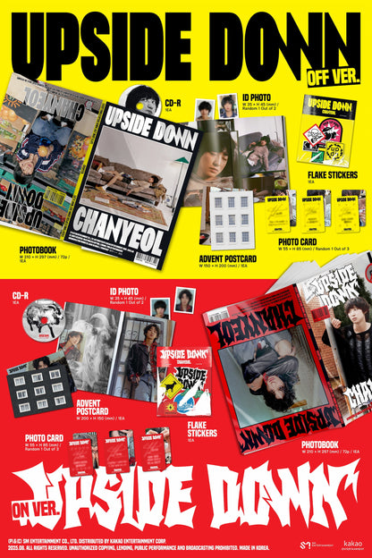 [PRE-ORDER] CHANYEOL 2ND MINI ALBUM [UPSIDE DOWN/PHOTO BOOK VER.]