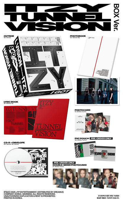 [PRE-ORDER] ITZY 11TH MINI ALBUM [TUNNEL VISION/BOX VER.]