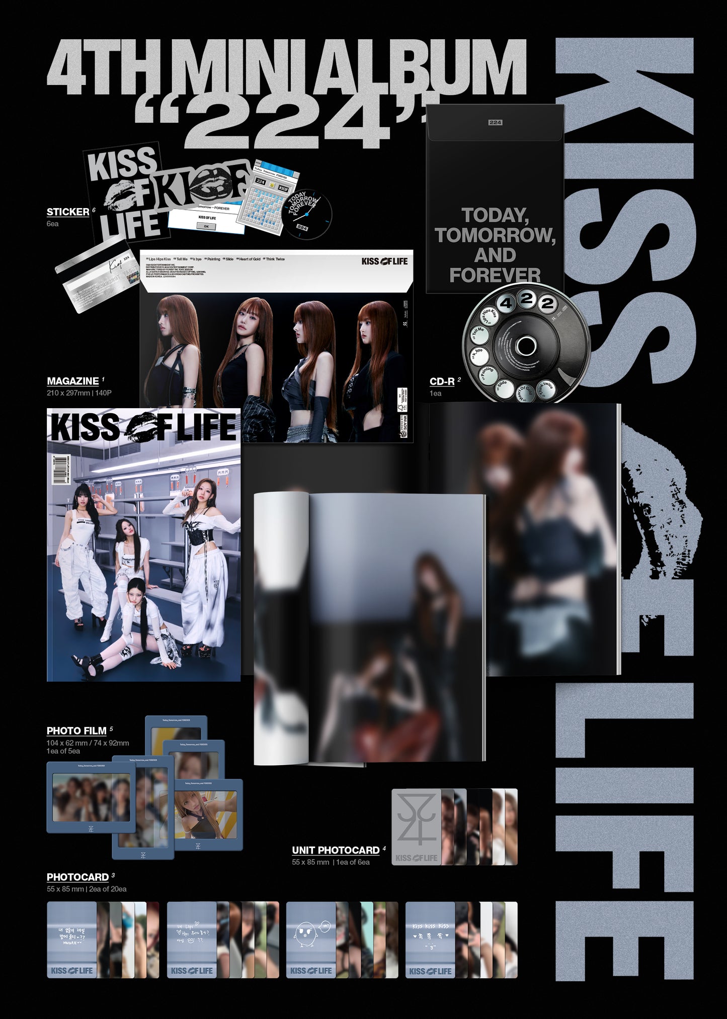 KISS OF LIFE 4TH MINI ALBUM [224/MAGAZINE VERSION]