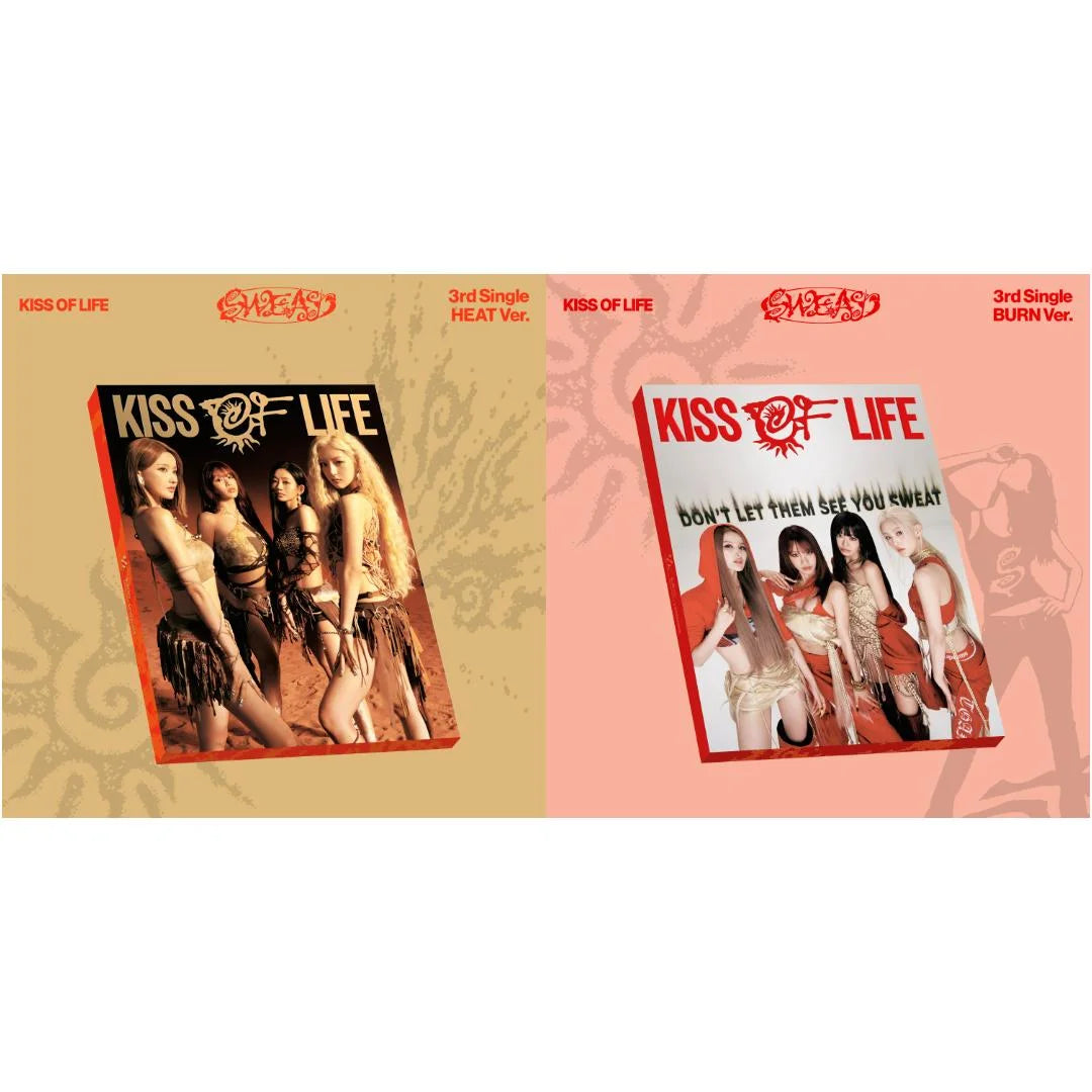 KISS OF LIFE SWEAT HEAT and BURN versions