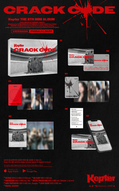 [PRE-ORDER] Kep1er The 8th Mini Album [CRACK CODE/POCAALBUM ver.]