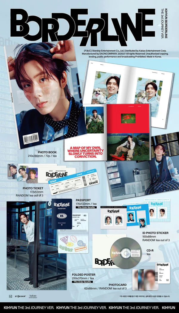 KIHYUN - EP [BORDERLINE/THE 3RD JOURNEY VER.]