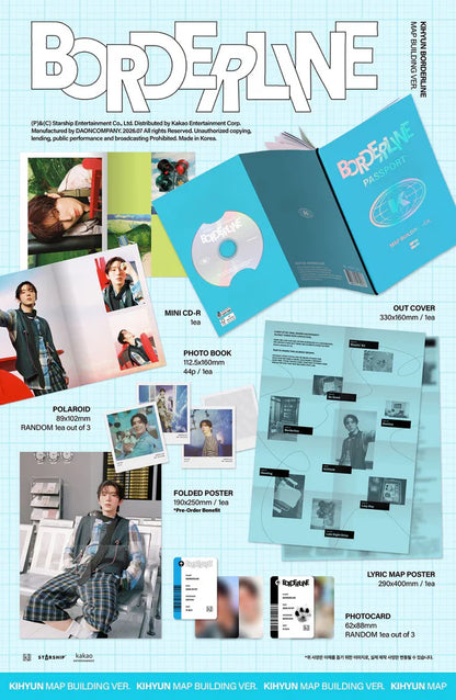 KIHYUN - EP [BORDERLINE/MAP BUILDING VER.]