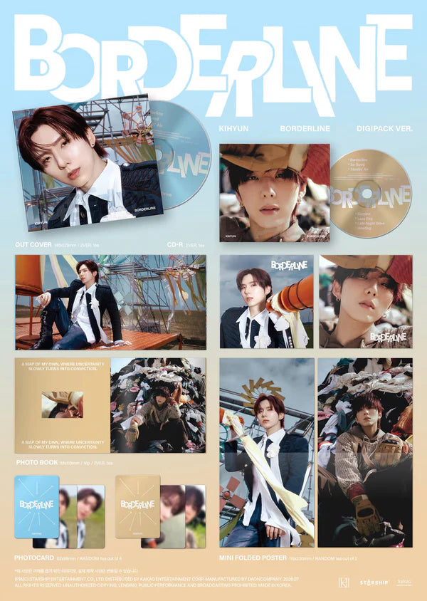 KIHYUN - EP [BORDERLINE/DIGIPACK VER.]