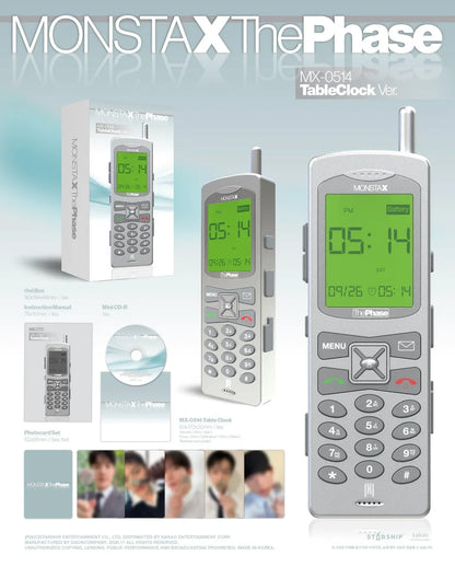 [PRE-ORDER] MONSTA X The Phase (Table Clock Ver.)