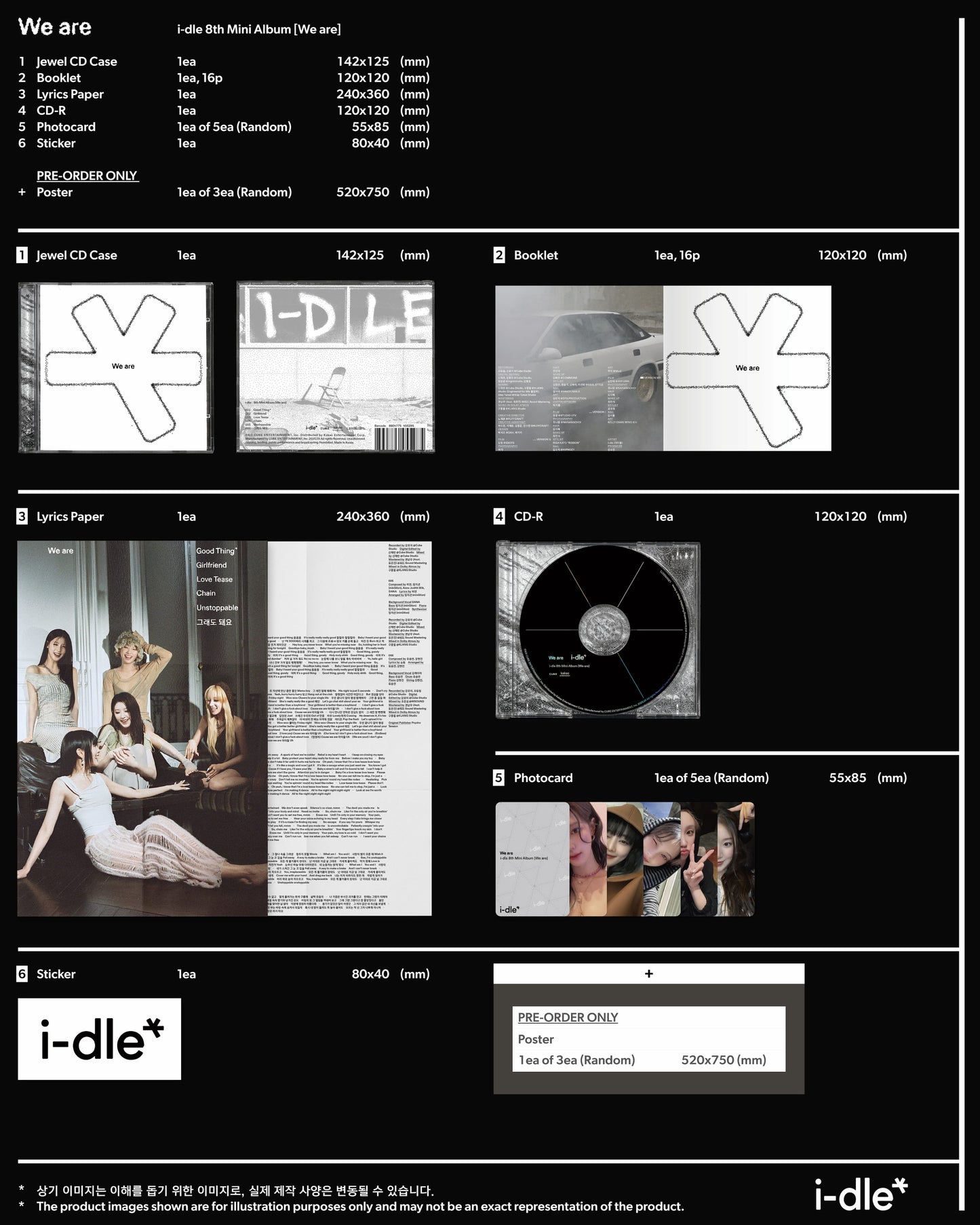 I-DLE 8TH MINI ALBUM [WE ARE/Jewel VER.]