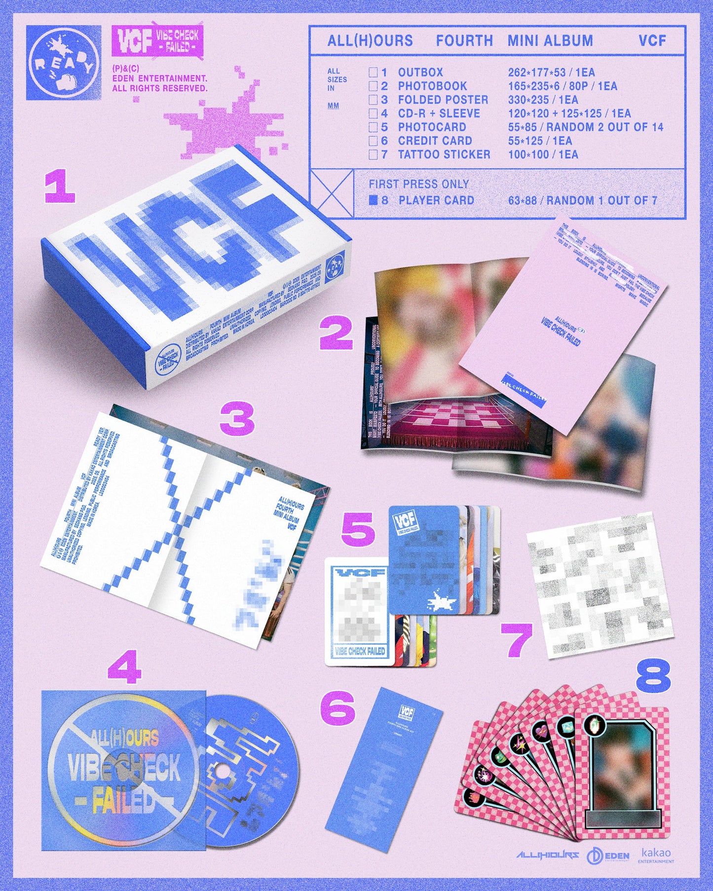 [PRE-ORDER] ALL(H)OURS 4TH MINI ALBUM [VCF]